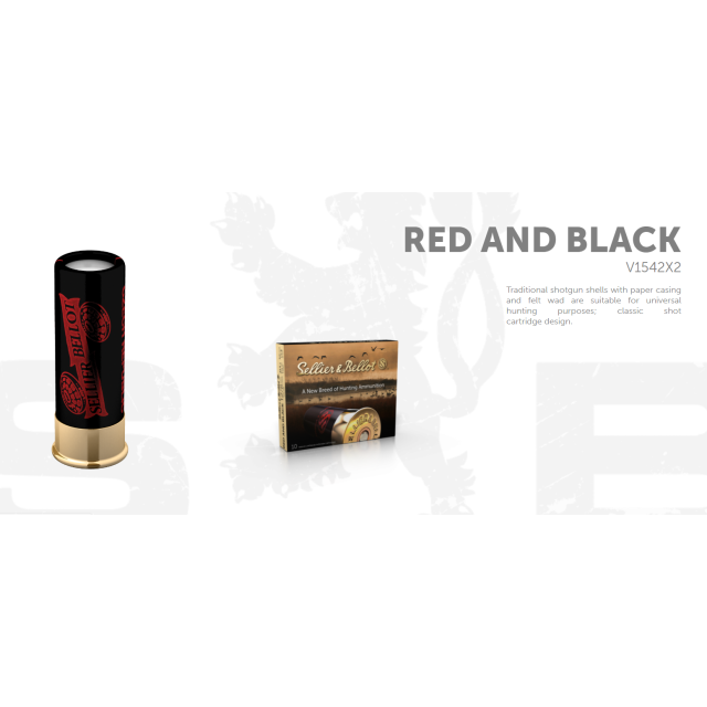 S&B Hagel RED and BLACK 12/65 US3 33,5 Gram 10 ptr/ ask