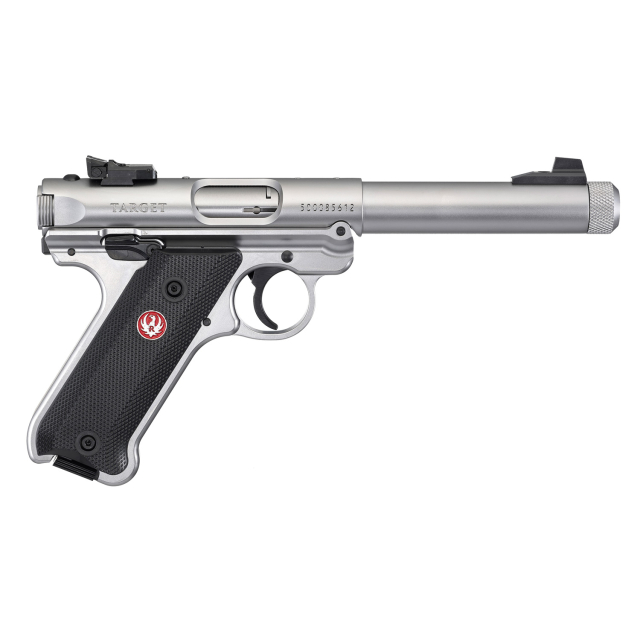 Ruger MK IV TARGET ROSTFRI .22 Lr Gängad pipa
