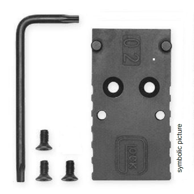 Glock MOS Adapter Plate 02 (Trijicon mfl) Thread 6-32