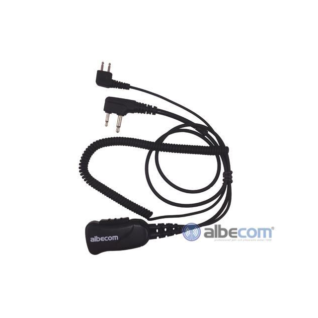 Kabel Peltor 2-stift PTT-SV Vinklad kontakt art 65