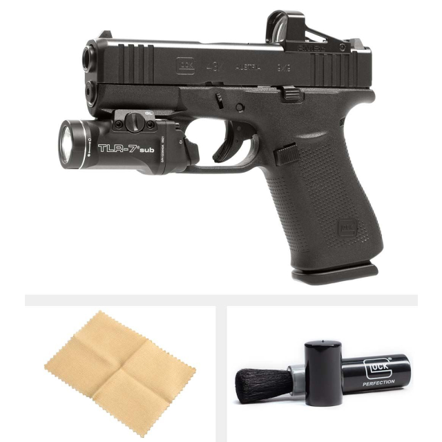 Glock 43X R/MOS/FS BLACK (+ SHIELD RMSc-4MOA + Str