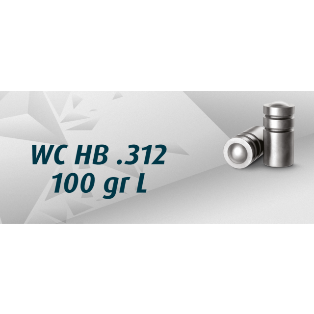 HN .32 WC .312"/100 Grain WC Kula BLY, FETT, 500 s