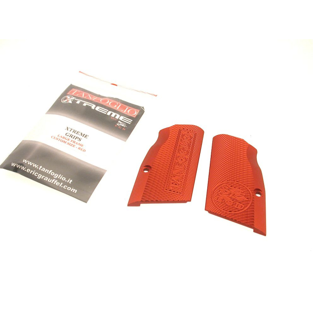 TANFOGLIO GRIP PLATE XTREME LF Custom - RED