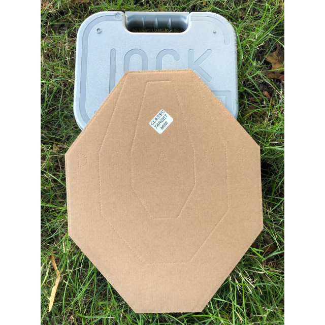 IPSC Mini Classic Target (60%), white back
