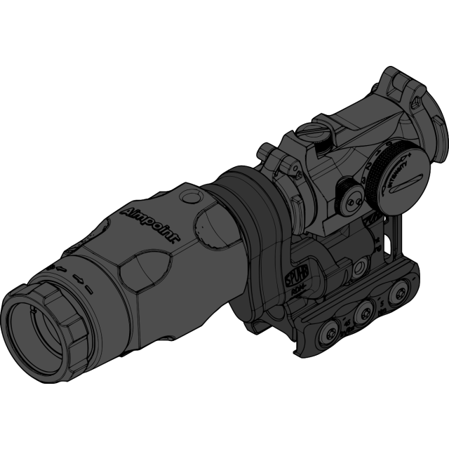 Spuhr Aimpoint Magnifier Mount H57mm/2,25" - RDF-20225K