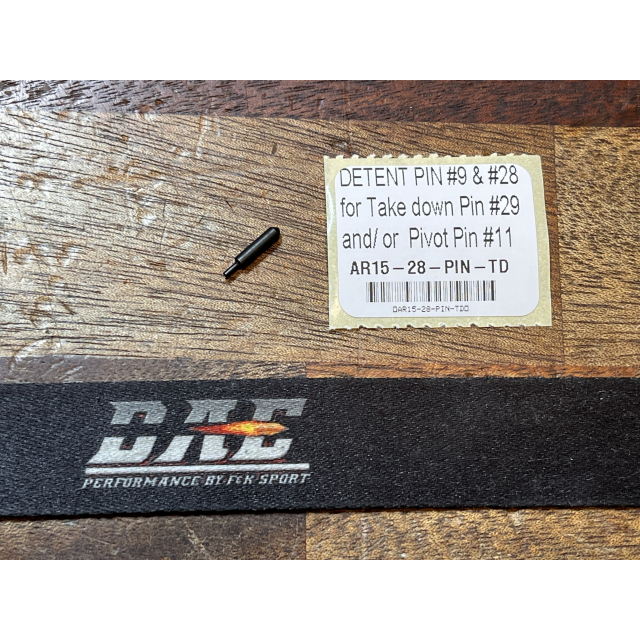DETENT PIN for TAKE DOWN PIN AR15