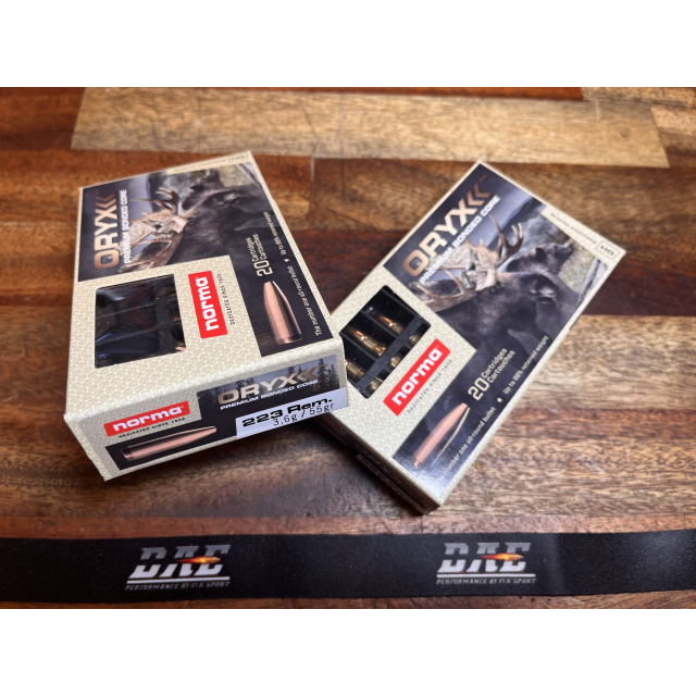 Norma .223R 55g ORYX BONDED 20 ptr