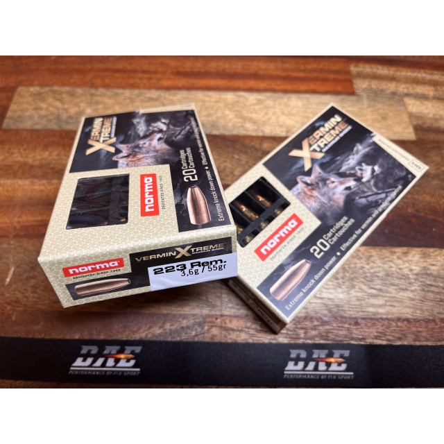 Norma .223R 55g VERMIN XTREME 20 ptr
