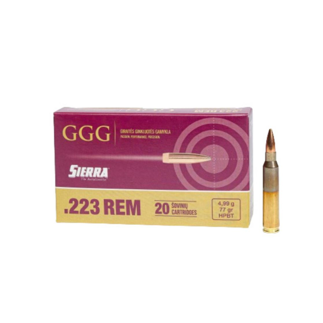 GGG .223R 69G SIERRA HPBT, 20 ptr