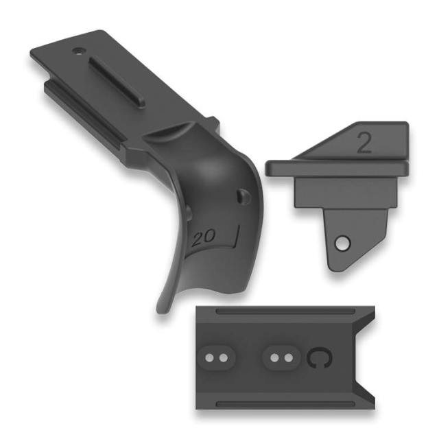 Adapter for AMP Chassie, Glock 43X / 48, frame wit