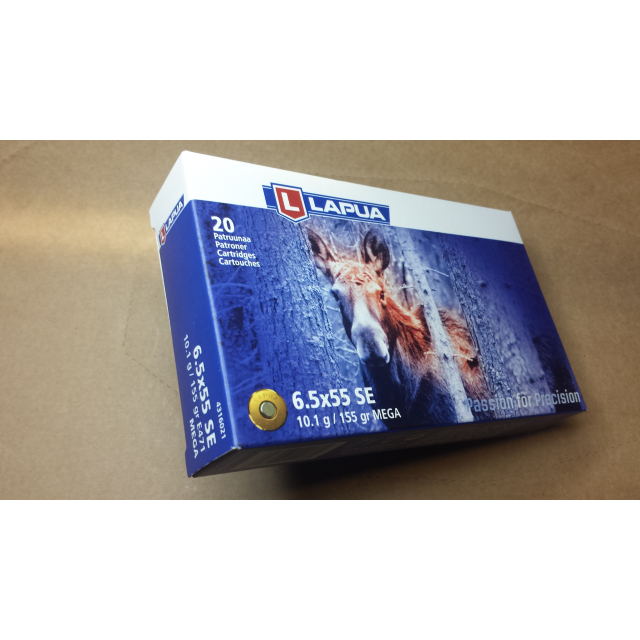 Lapua 6,5x55 MEGA 10,1G JAKTAMMUNITION