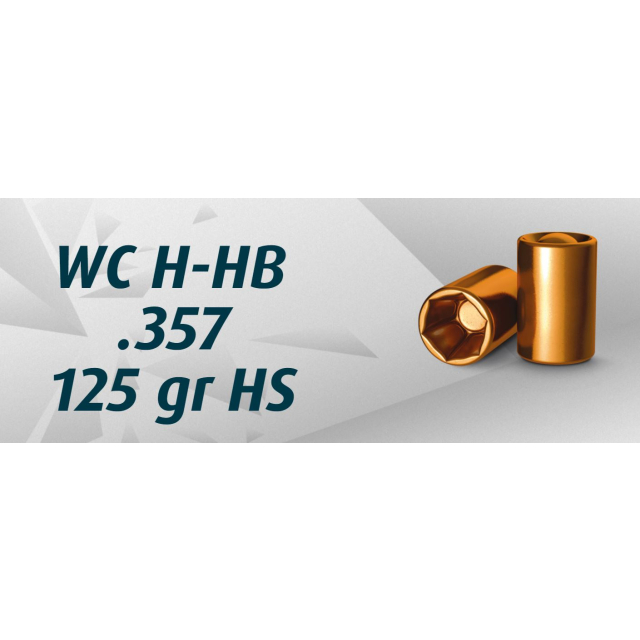 HN .38" WC .357" / 125 Grain WC HS, 500 st