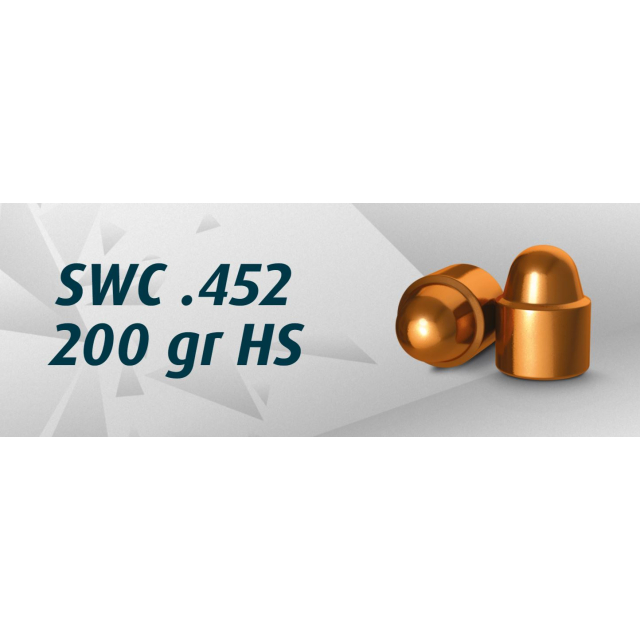 Kula HN .45 SWC .452"/200 Grain SWC HS 500 st