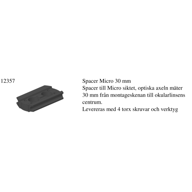 Aimpoint Spacer for Micro Aimpoint Spacer Micro 30