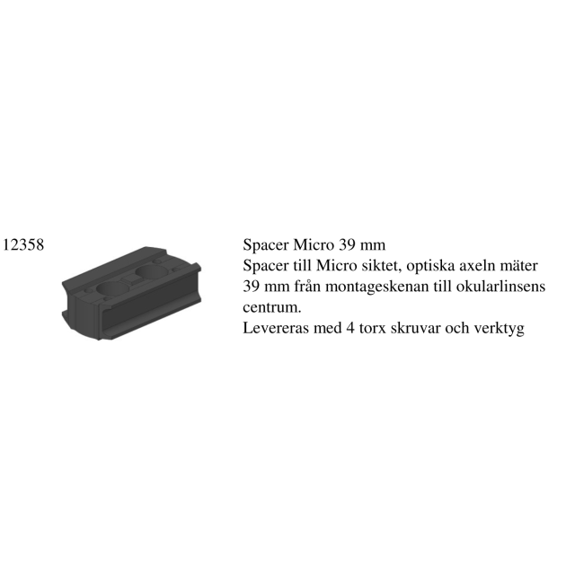 Aimpoint Spacer for Micro 39mm