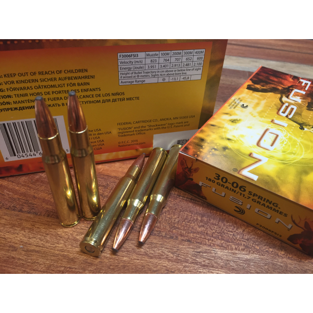FEDERAL FUSION .30-06 180G SP 20 rd