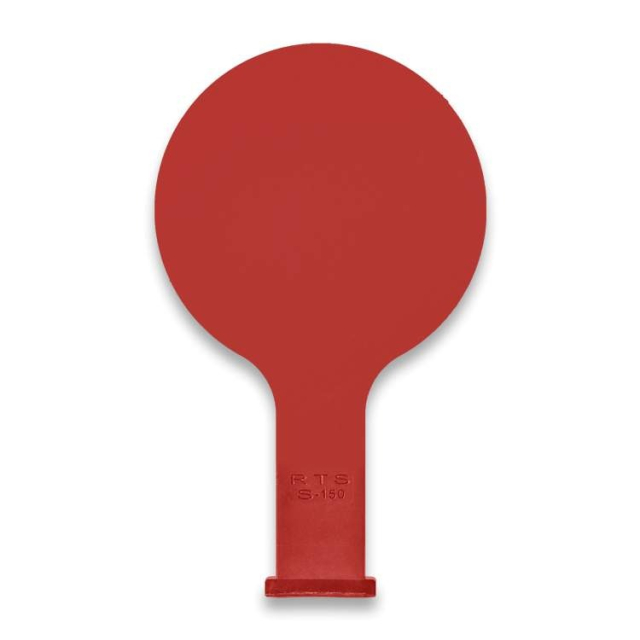 Plast-Måltavla modell Veleta 150mm - RÖD / RED