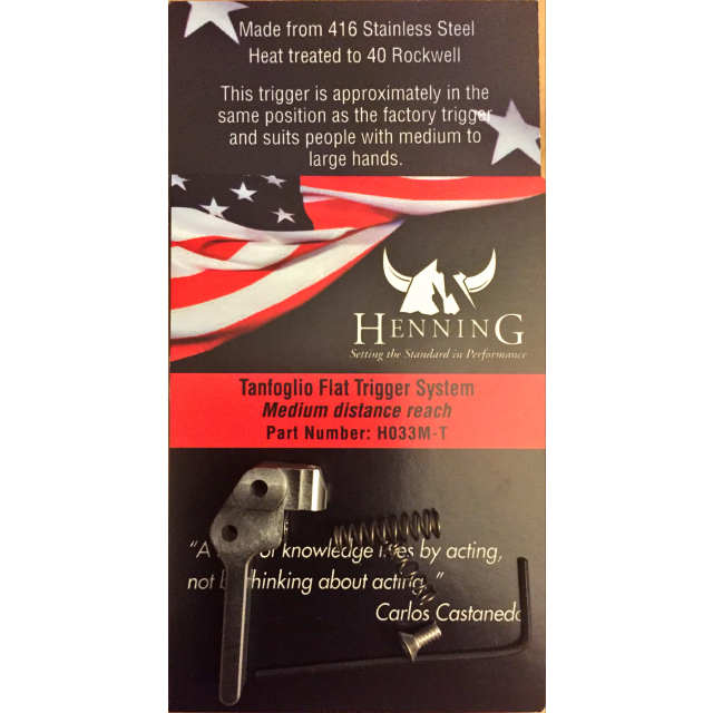 Henning Tanfoglio Flat Trigger System MEDIUM