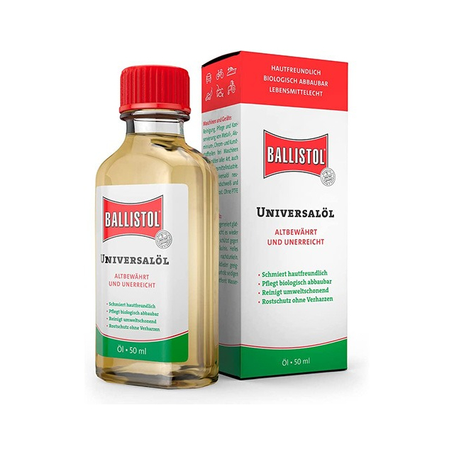 Ballistol Universal Olja 50ml, Glasflaska