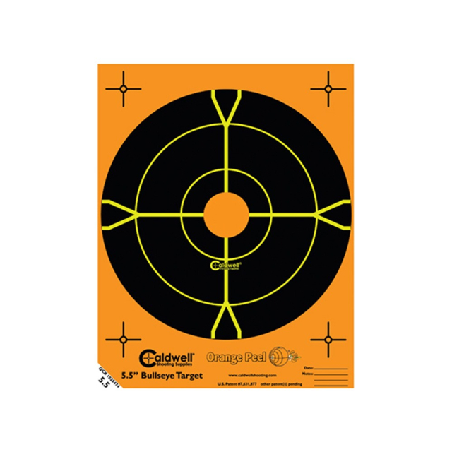Caldwell Måltavla Orange Peel 5,5" Bulls Eye, 10 a