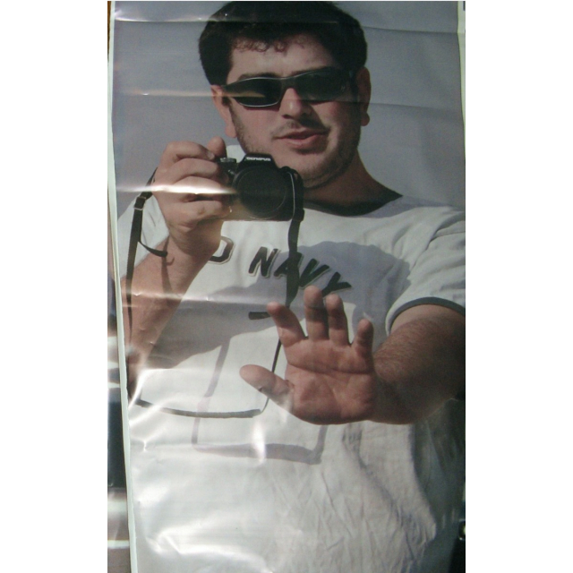 Plastic Figure Dressing, Friendly, Guy with CAMERA