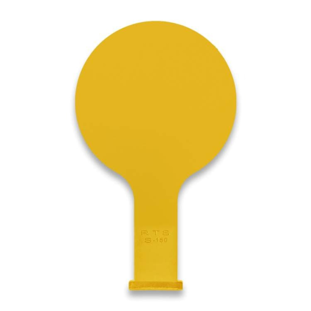 Plast-Måltavla modell Veleta 200mm - GUL / YELLOW