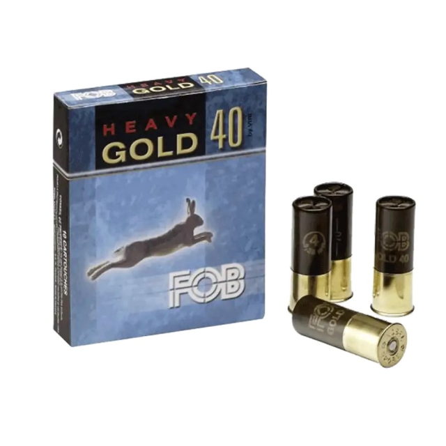 Nobel Sport 12 FOB HEAVY GOLD 12/70/1/40 Gram, 10 