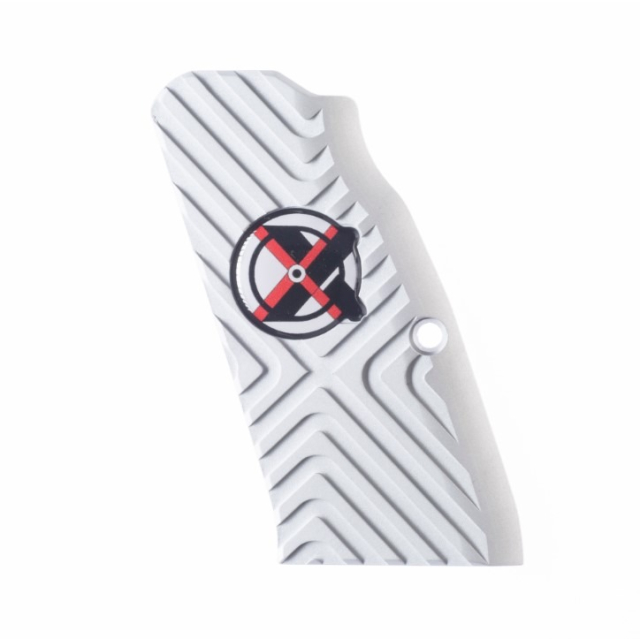 TANFOGLIO GRIP PLATE XTREME SF FS - SILVER 