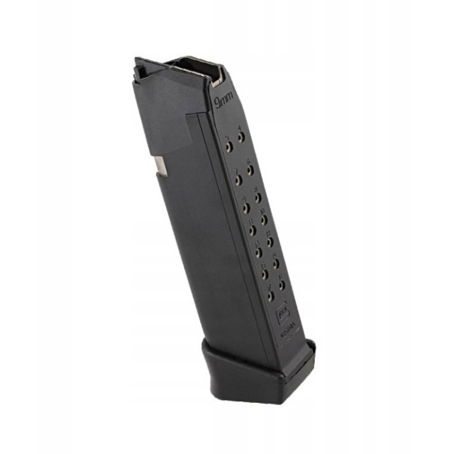 Glock Magasin G17+2  9x19, 19 rd BLK Follower