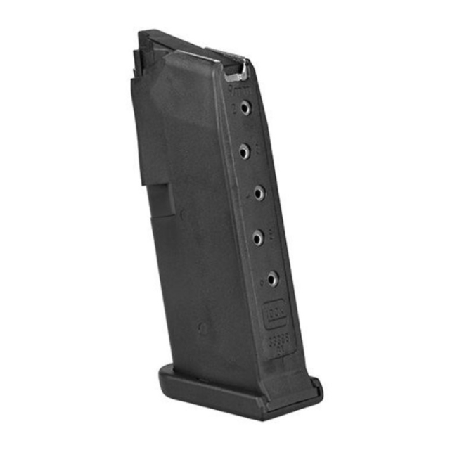 Glock Magasin G43 9x19 6rd (BLACK & ORANGE FOLLOWER)