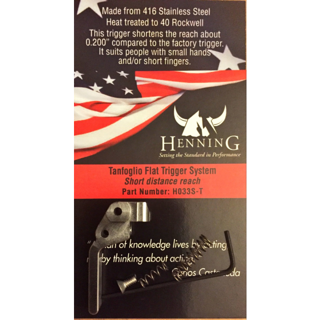 Henning Tanfoglio Flat Trigger System SHORT