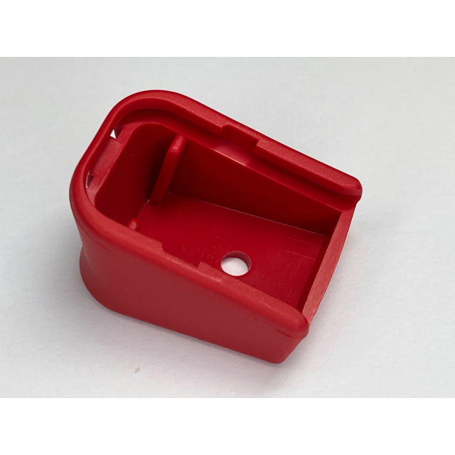 Magasinbotten EXTENDED +2 basepad RÖD / RED / ROUG