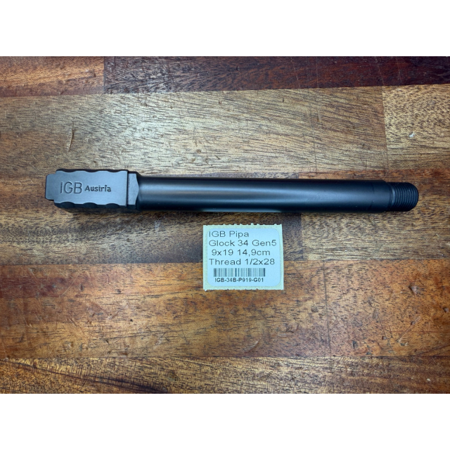 IGB Pipa G34 Gen5 9x19 14,9cm TB 1/2x28" UNEF