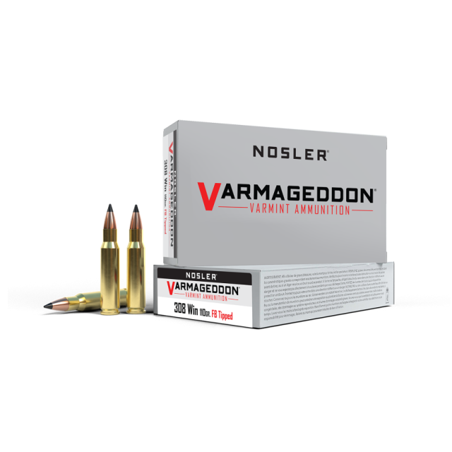 NOSLER .308W 110gr FB Tipped Varmageddon 20 ptr