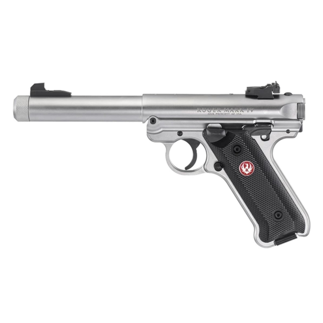 Ruger MK IV TARGET ROSTFRI .22 Lr 14cm TB - RU40126