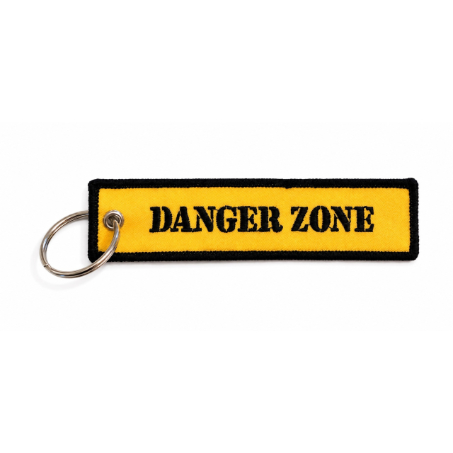 FLAGGA till Säkerhetspropp, DANGER ZONE, YELLOW