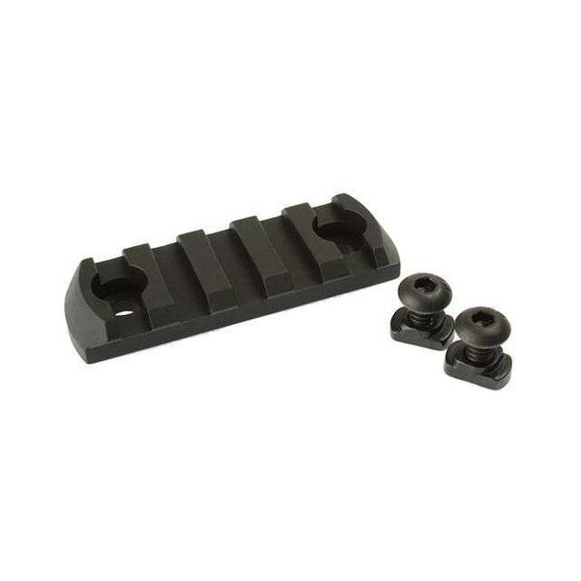 Rail kit M-LOK. 5 Slot Picatinny Rail 6cm SVART
