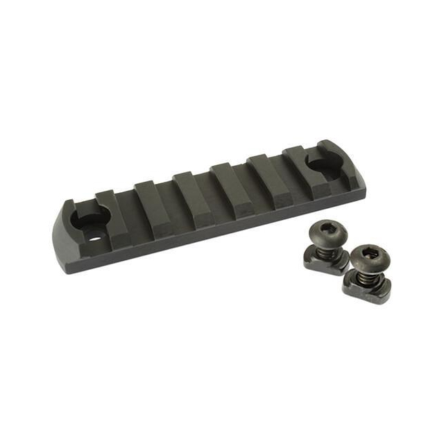 Rail kit M-LOK. 7 Slot Picatinny Rail 8cm SVART