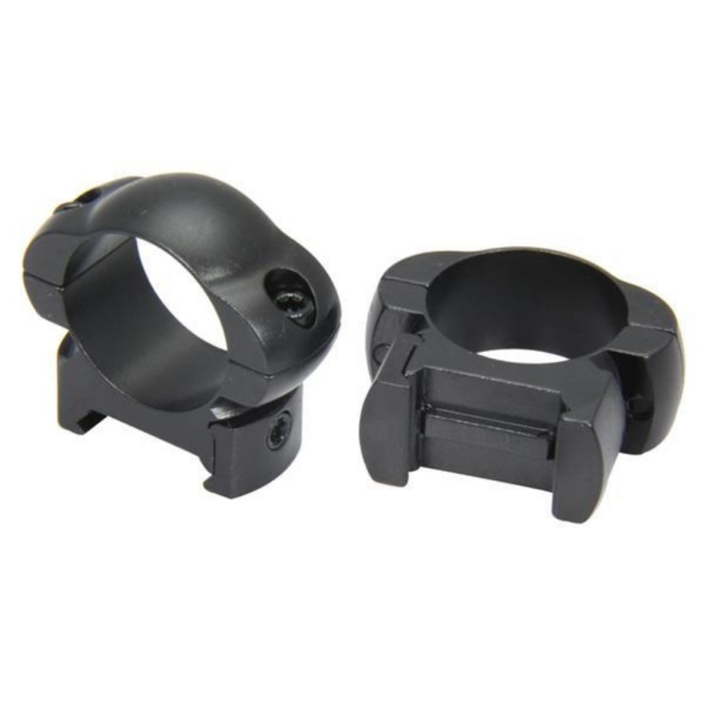 Kikarringar av STÅL, 25,4mm (1"), Weaver, Låg