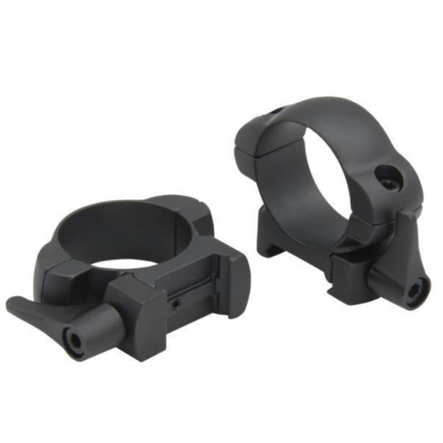 Kikarringar av STÅL, QD, 30mm, Weaver, Låg