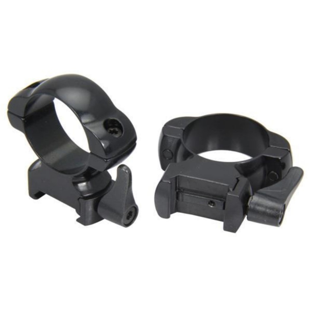 Kikarringar av STÅL, QD, 30mm, Weaver, Hög