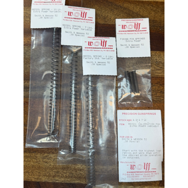 S&W 52 Recoil Calibration Pack