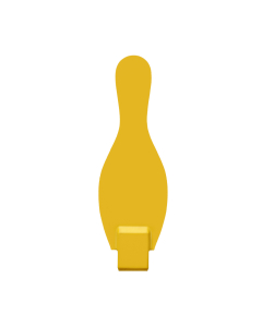 RTS Self Healing Bowling Pin Target YELLOW