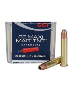 CCI .22 WMR, 30Gr  MAXI-MAG TNT JHP 50 ptr