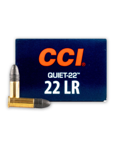 CCI .22 Lr, QUIET-22 40 Grain LRN 50 ptr