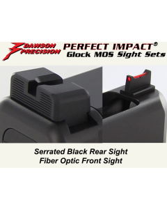 Dawson Glock MOS Sight Combo, BLK RS 225T / FO FS 