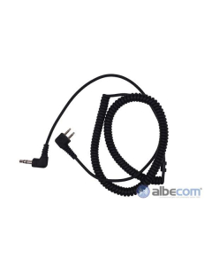 Kabel Peltor 2-stift FL6H-SV-Vinklad kontakt art 639