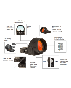 Trijicon SRO Rödpunktsikte 5,0 MOA