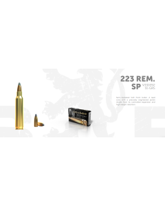 S&B .223R 55G SP, Soft Point 20 ptr