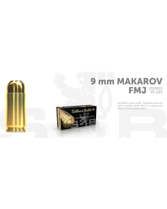 S&B 9mm MAKAROV, 50 ptr